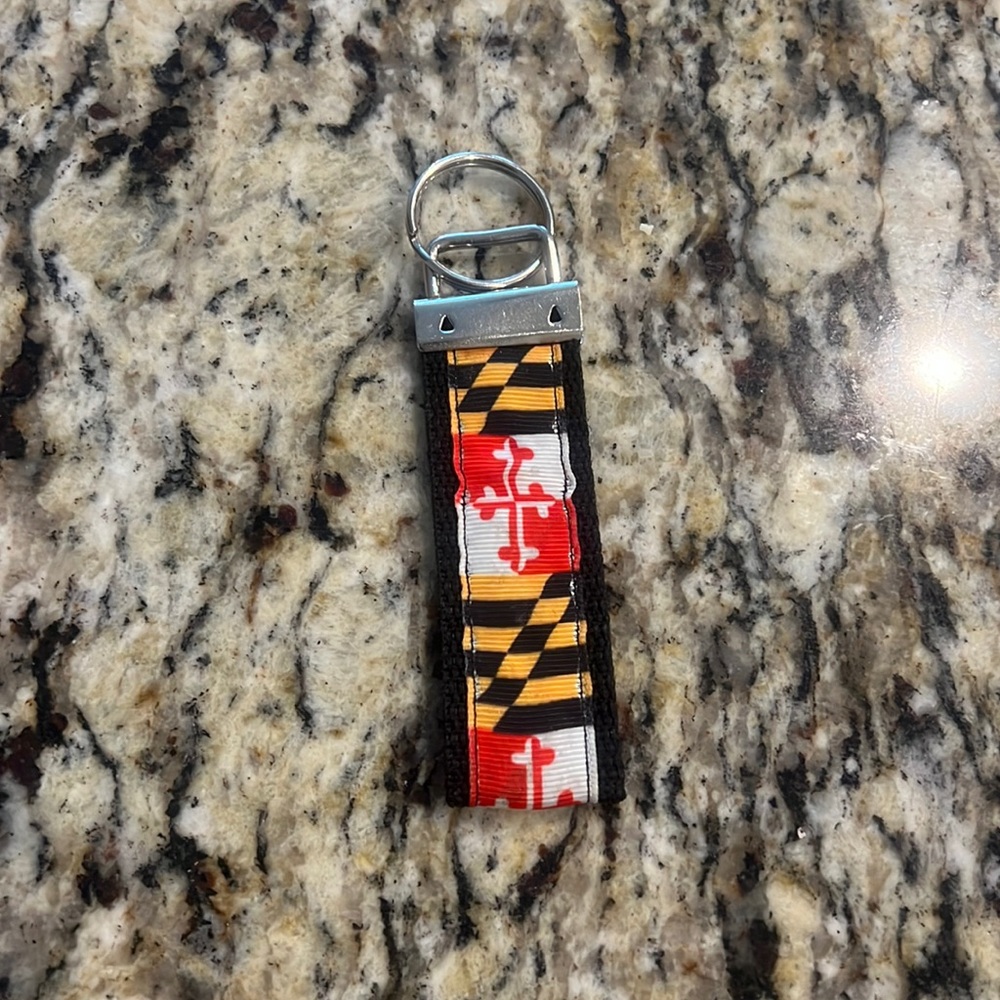 Handmade Maryland Keychain